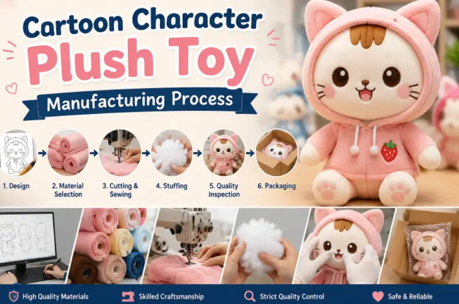 Cartoon Character Plush Toy Manufacturing Process
