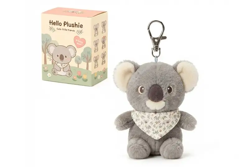 Custom plush keychain
