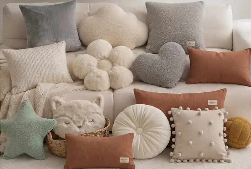 Custom plush pillows