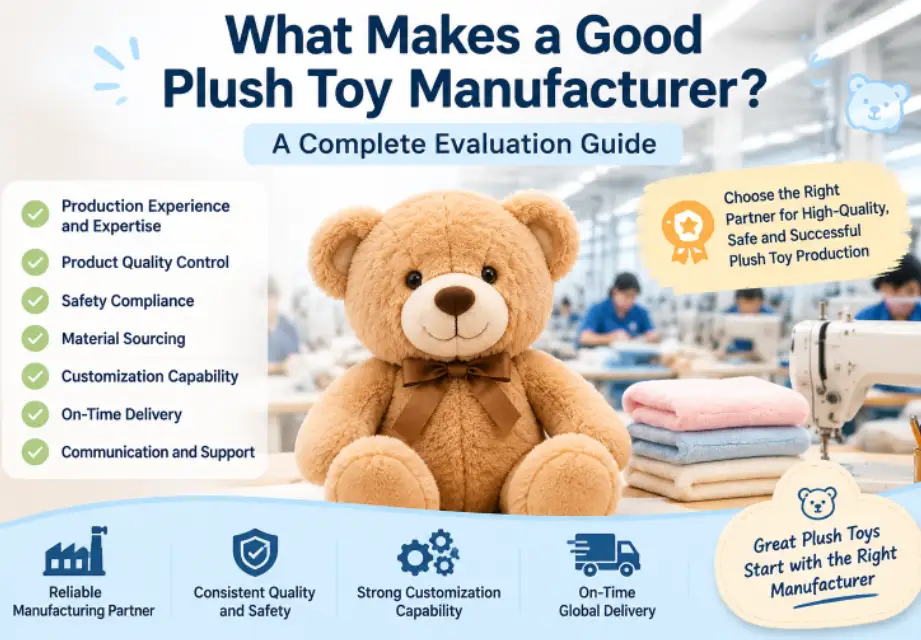 What Makes a Good Plush Toy Manufacturer